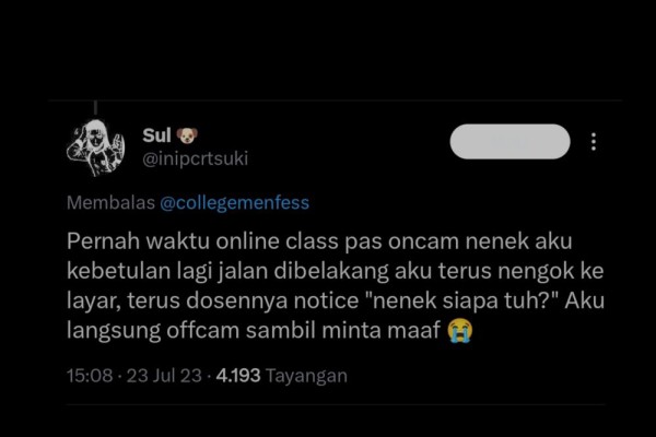 9 Kenangan Lucu saat Kuliah Online via Zoom, Ngakak!