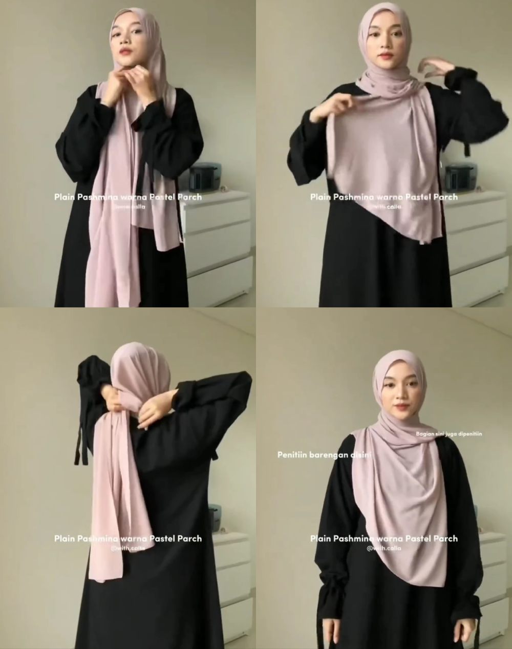 7 Tutorial Pakai Hijab Pashmina yang Menutup Dada, Tips Simpel Modis