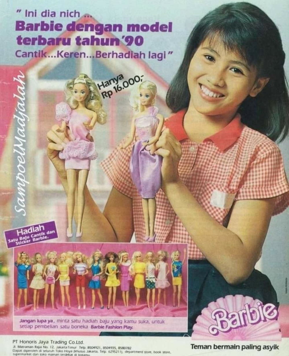 10 Iklan Mainan Boneka Barbie Jadul yang Menggugah Kenangan Masa Kecil