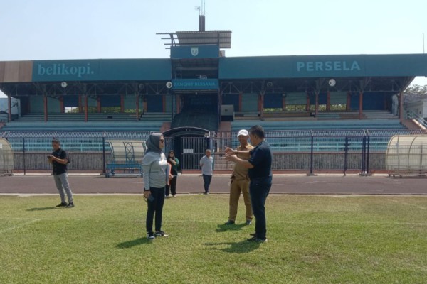 Jelang Liga 2, PT LIB Cek Stadion Surajaya Lamongan
