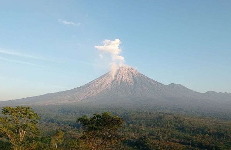 Semeru Meletus Lagi, Lontarkan Abu Vulkanik Setinggi 700 Meter