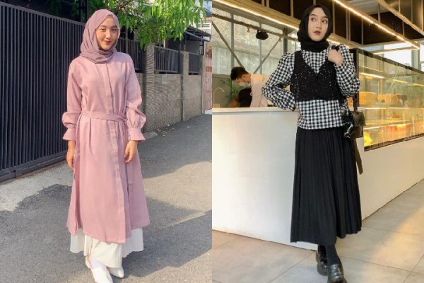 9 Ide Styling Rok Plisket ala Thafanya Sabila, Chic dan Stylish!