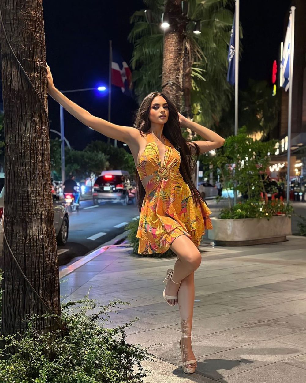 7 Potret Miss Grand Republik Dominika 2023 Skarxi Marie