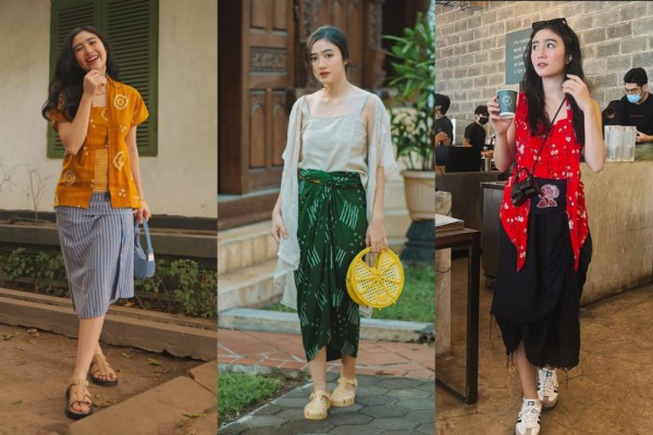 9 Ide Outfit Berkain Tradisional ala Febby Rastanty, Stylish!