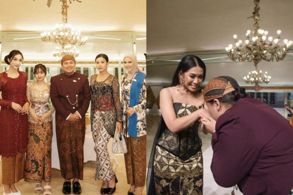 7 Potret Keanu AGL di Mangkunegaran, Sungkem Sama Anggun C. Sasmi