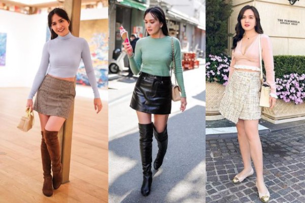 9 OOTD Mini Skirt ala Shandy Aulia, Girly Abis!