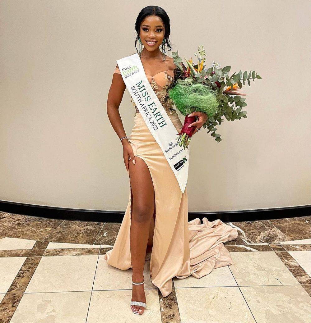 7 Potret Zabelo Hlabisa Miss Earth Afrika Selatan 2023