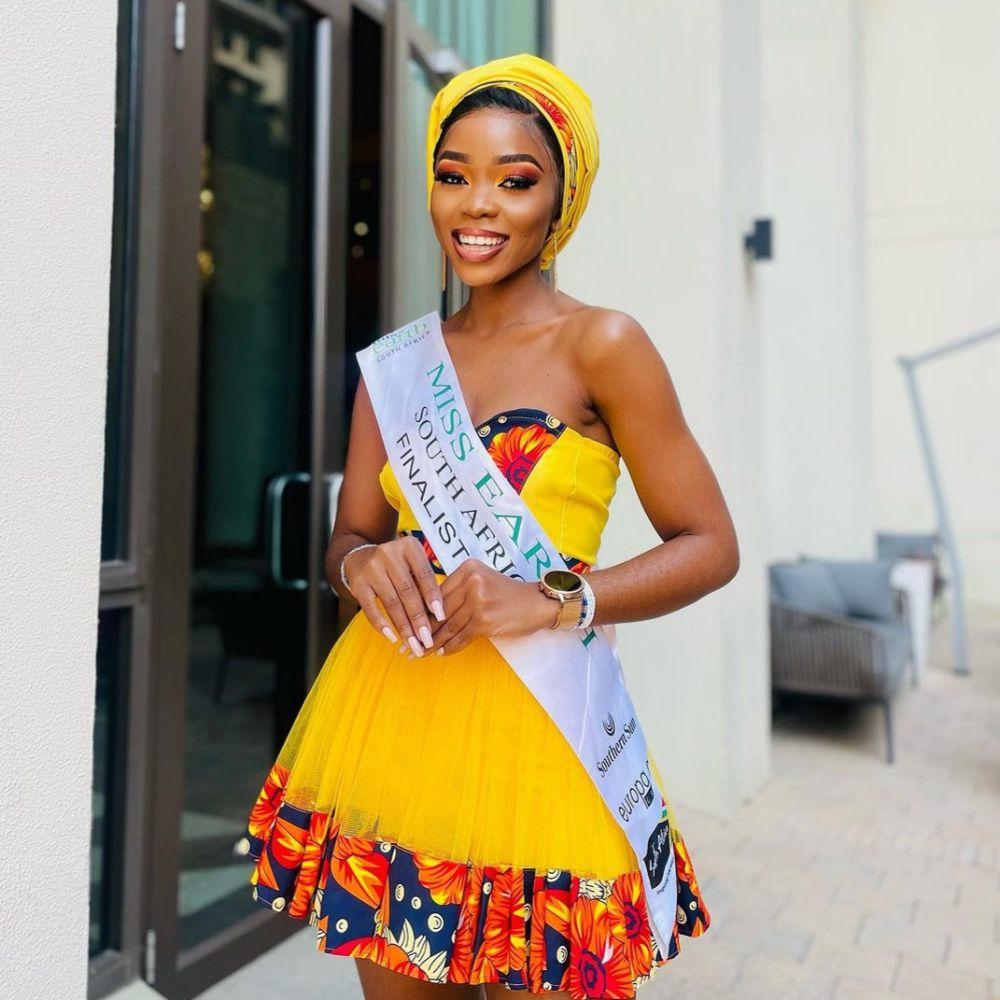 7 Potret Zabelo Hlabisa Miss Earth Afrika Selatan 2023