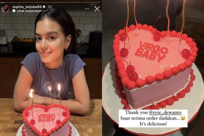 7 Momen Birthday Surprise Eva Celia, Sophia Latjuba Pesan Kue Dadakan