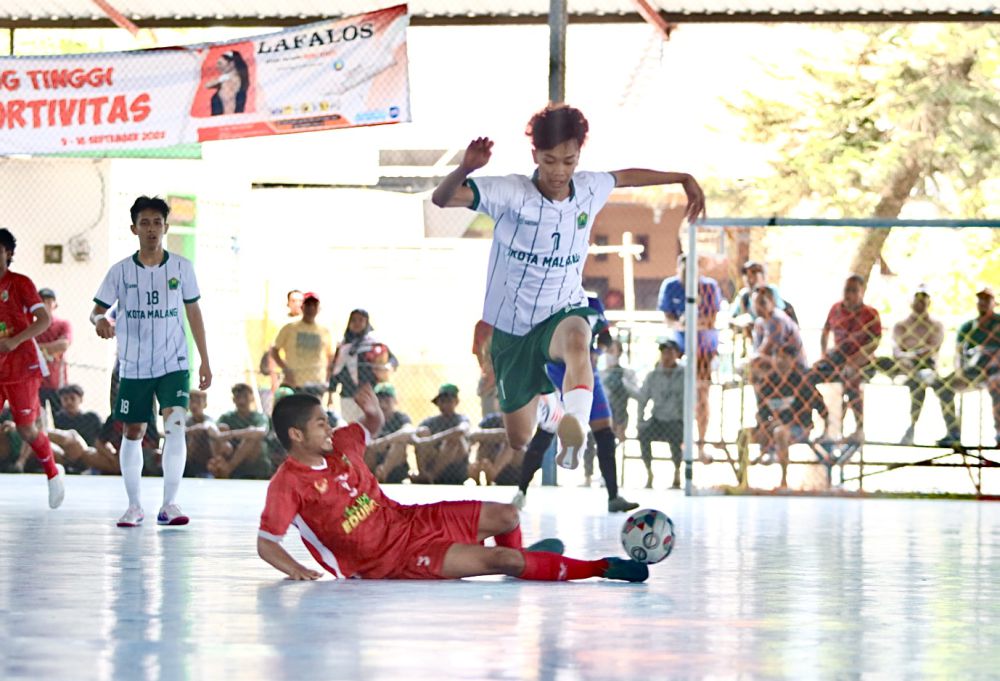 Viral Tim Futsal Kota Malang Tendang Lawan yang Selebrasi Sujud
