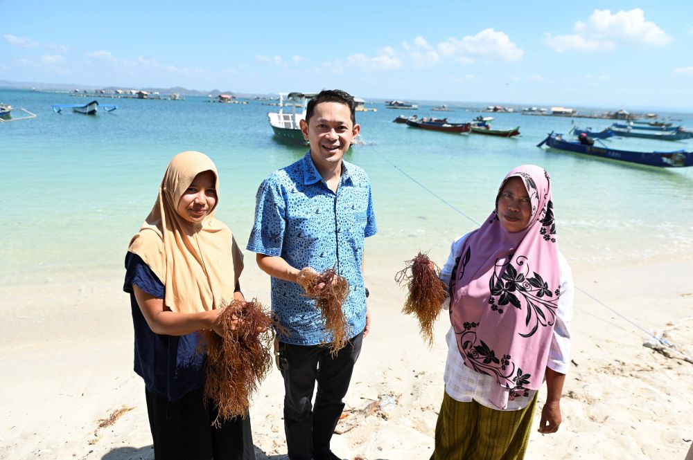 Blue Bird Dukung Ekonomi Biru di Pesisir Lombok Timur