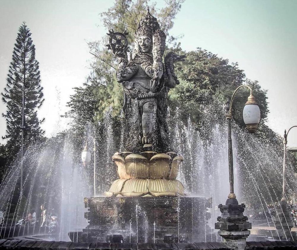 Sejarah Patung Catur Muka, Ikonnya Kota Denpasar