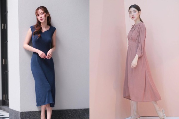 7 Inspirasi Dress Polos ala Baifern Pimchanok, Simpel dan Stylish