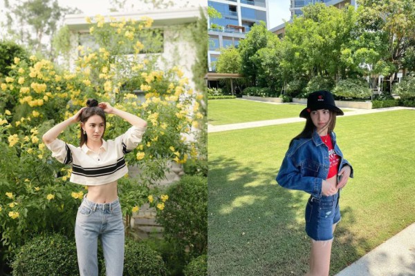 9 Ide Padu Padan Crop Top dan Denim ala Davika Hoorne, Kekinian Abis!