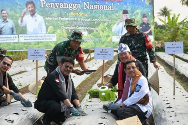 Menteri Pertanian Dorong Warga Lombok Timur untuk Bertani