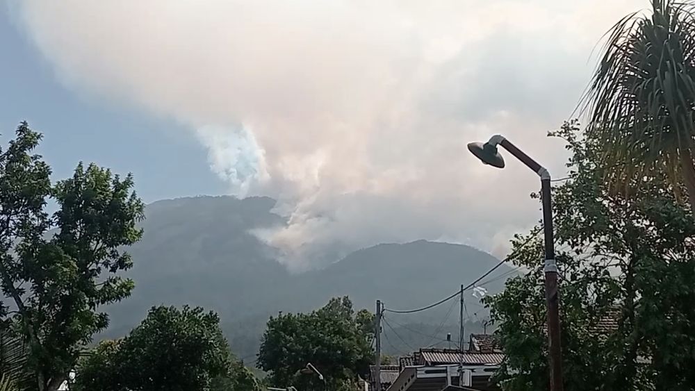 Kebakaran Gunung Lawu Meluas ke Kabupaten Magetan