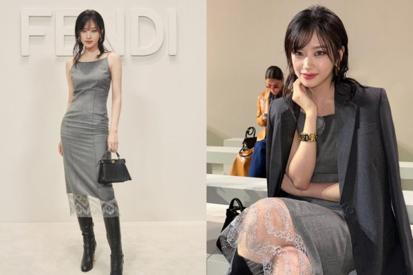 7 Pesona Yujin IVE di Fendi SS24, Kece dengan Shaggy Cut
