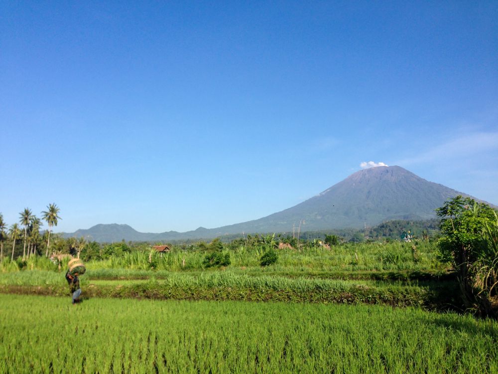 Menyapa Pagi di Bukit Cinta Karangasem, Sejuk dan Masih Sepi