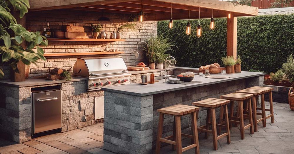 10 Ide Dekorasi Dapur Outdoor yang Nyaman dan Minimalis