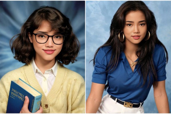 10 Potret Fuji Utami dalam Buku Tahunan Versi AI, Pangling!