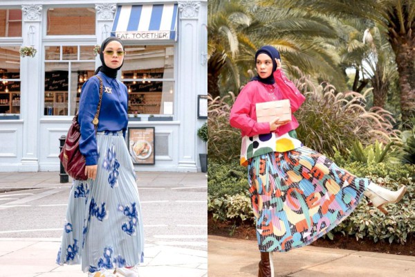 7 Ide Memadukan Rok Pattern ala Tantri Namirah, Eye Catching 