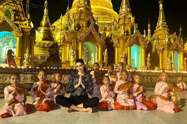 8 Potret Kompilasi Kunjungan Miss Grand International 2022 ke Myanmar