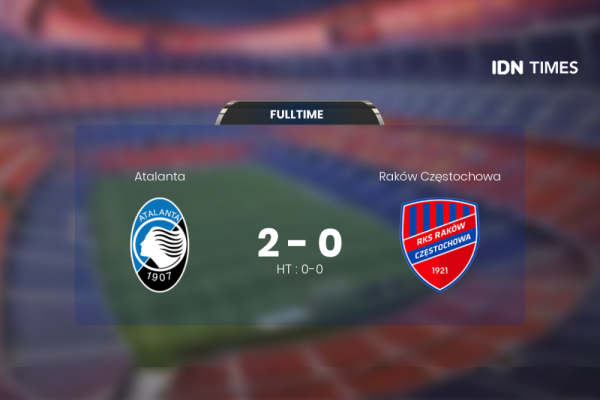 Atalanta Curi Poin Penuh Atas Raków Częstochowa