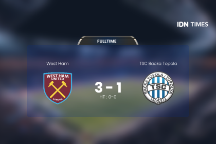 West Ham Curi Poin Penuh Atas Tsc Backa Topola