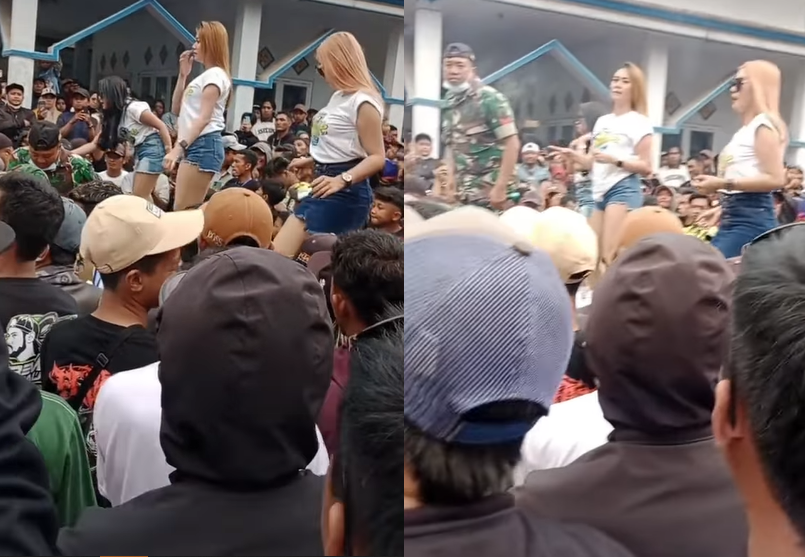 Joget Seksi di Dekat Masjid di Lumajang Dirujak Netizen