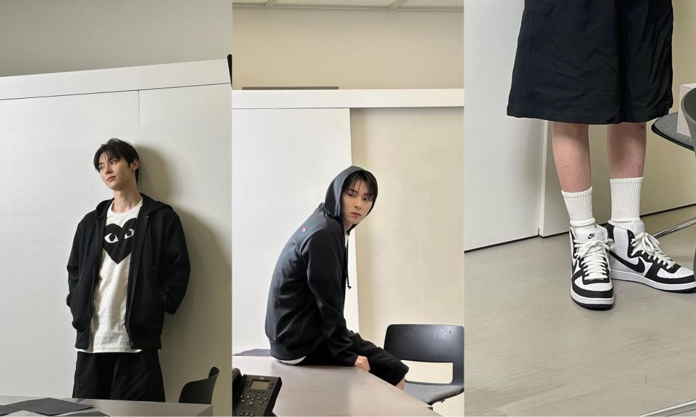 11 Inspirasi Outfit Monokrom ala Hwang Minhyun, Ganteng Maksimal