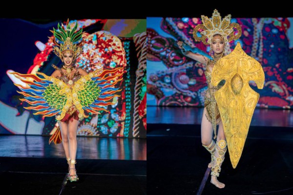7 Potret National Costume Finalis Miss Aura International 2023