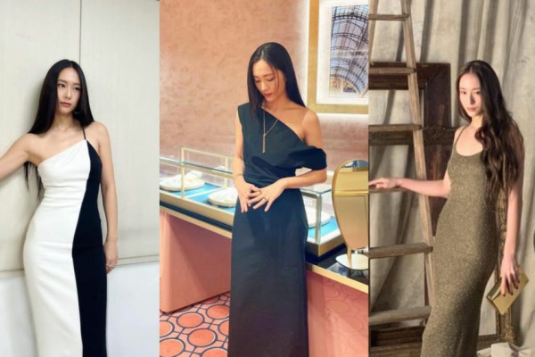 8 Potret Krystal Jung dengan Dress Polos Minim Aksesoris, Tetap Slay!