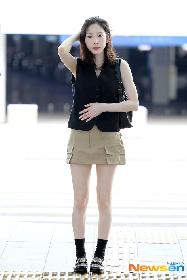 10 Style Airport Fashion ala Taeyeon SNSD, Super Fashionable!