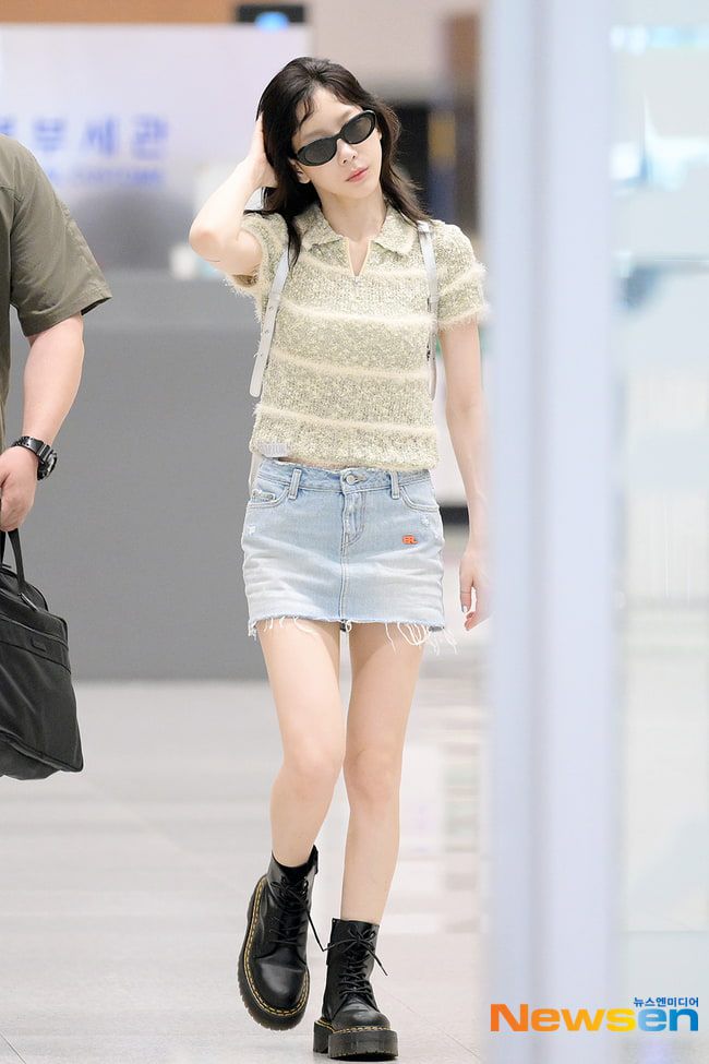 10 Style Airport Fashion ala Taeyeon SNSD, Super Fashionable!