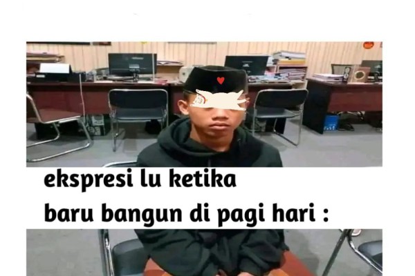 8 Meme Perundung Ketangkap di Kantor Polisi, Ekspresinya Ngeselin Pol!