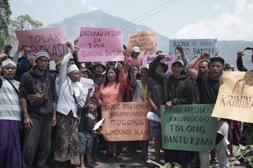 Petani TWA Gunung Batur Menolak Proyek Taman Rekreasi PT TPB