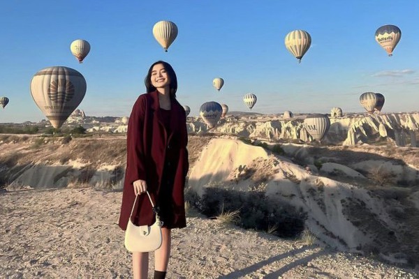 7 Potret Cesen Istri Marshel Widianto Babymoon ke Turki Tanpa Suami