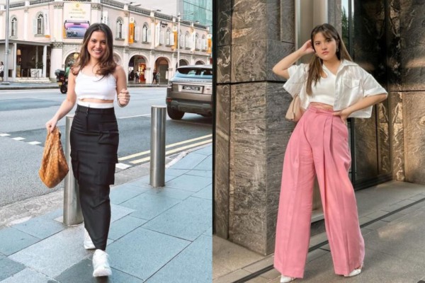 9 Referensi Outfit Pakai Atasan Putih ala Marsha Aruan, Gak Boring!