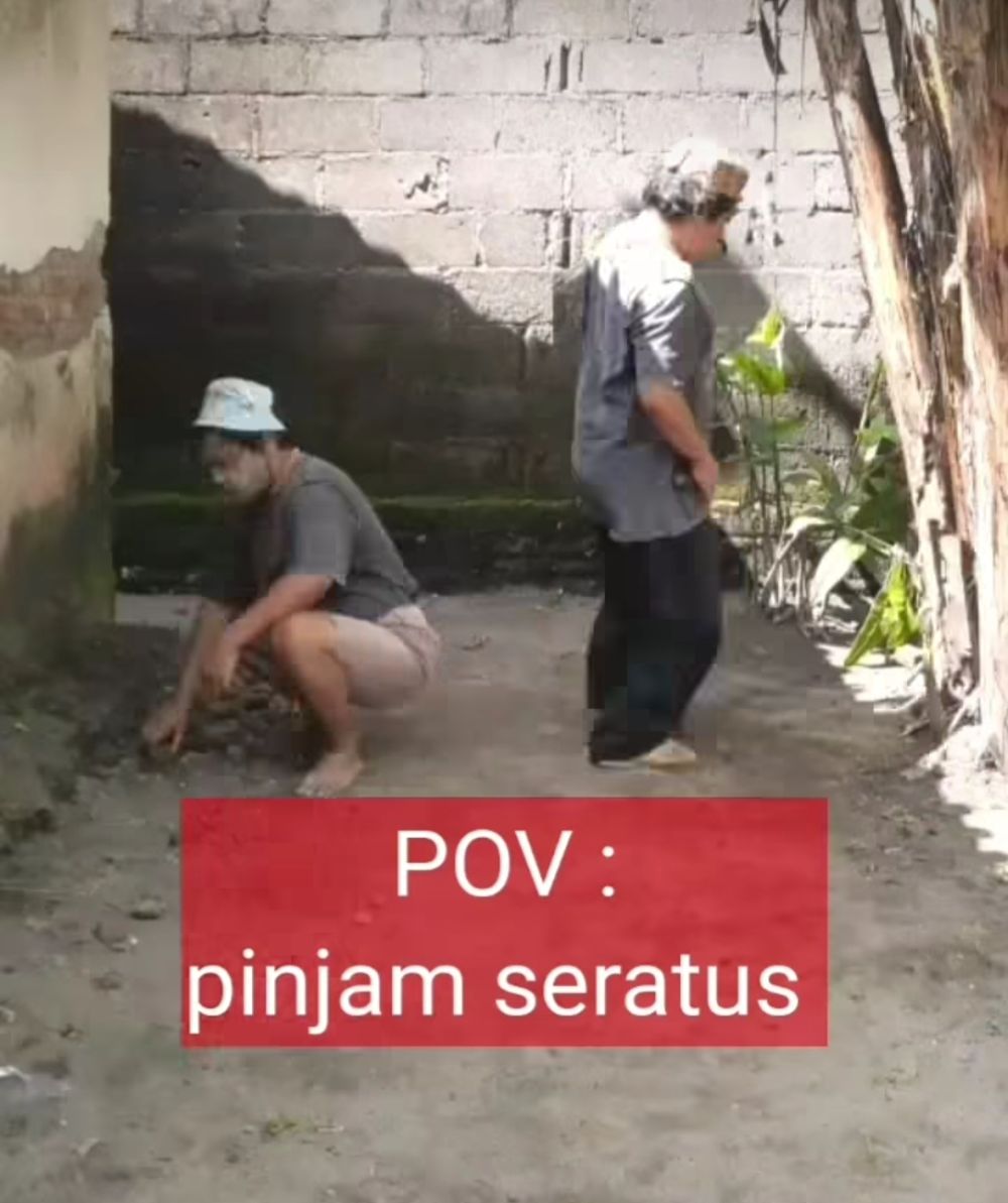 7 Meme 'Agar Silaturahmi Gak Putus Pinjam Dulu Seratus'