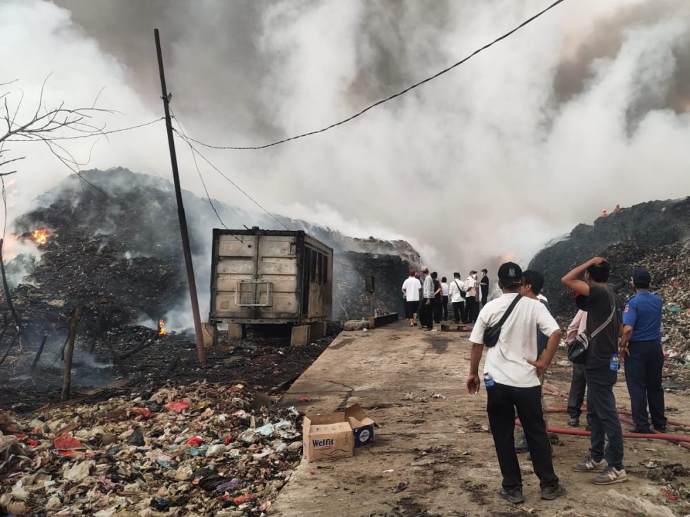 Pemkot Tangerang Tetap Siagakan Personel di TPA Rawa Kucing