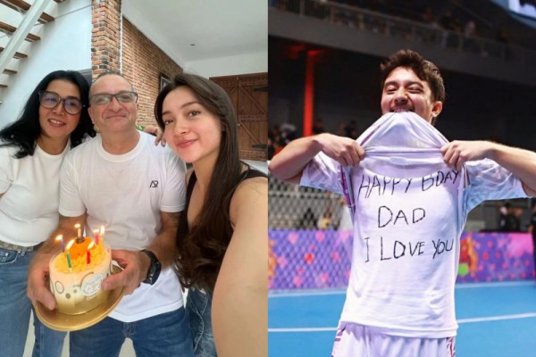 7 Potret Bryan dan Megan Domani Rayakan Ulang Tahun Papa Bule