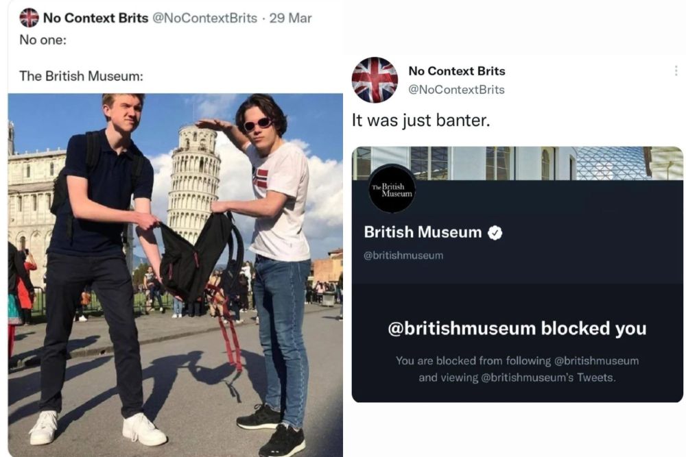 Meme Sarkas British Museum yang Menyimpan Artefak Bangsa Lai