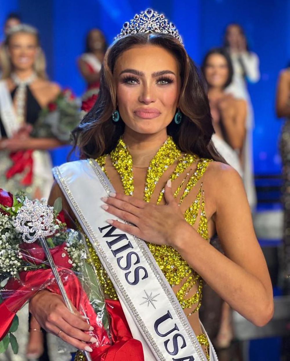 7 Potret Noelia Voigt Pemenang Miss Usa 2023 Stunning