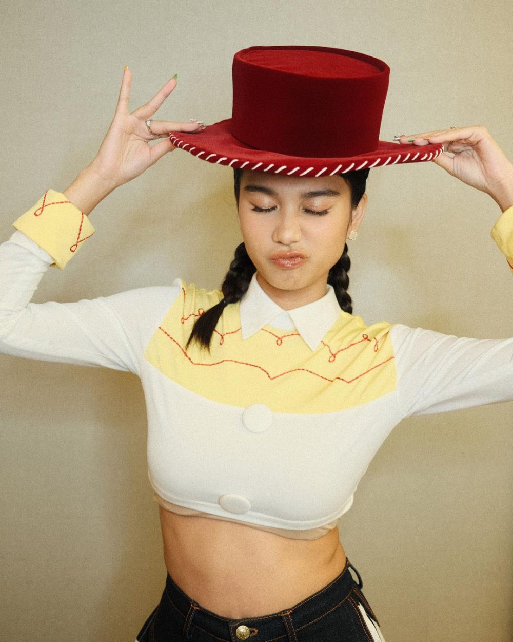 Azizah Salsha di Birthday Party, Jadi Jessie Toy Story