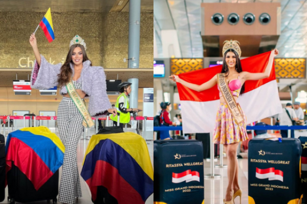 7 Potret Finalis Miss Grand International 2023 Berangkat ke Vietnam