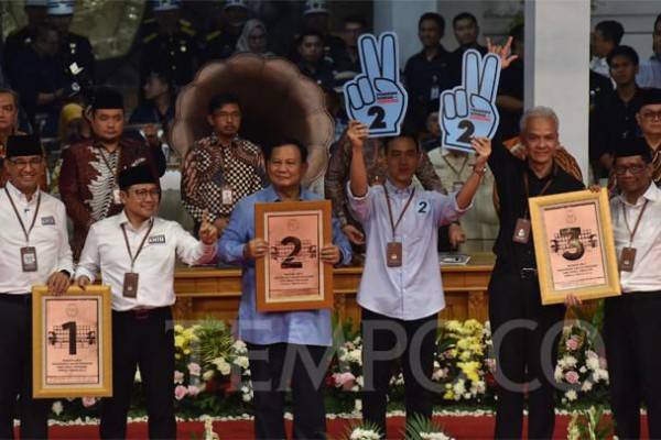 Survei LSN: Elektabilitas Prabowo-Gibran Tertinggi