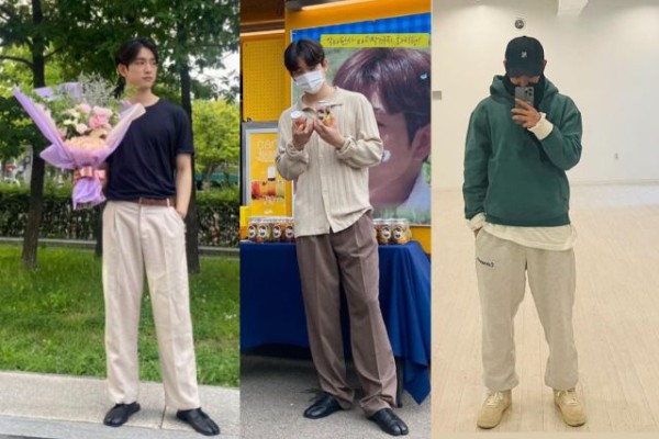 9 Inspirasi OOTD Celana Panjang ala Jinyoung GOT7, Anti Ribet!