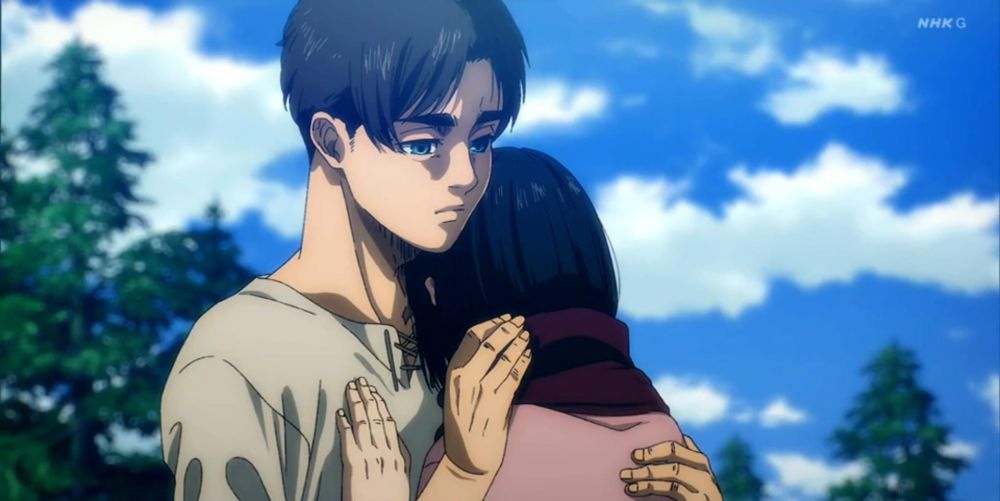 Perjalanan Cinta Eren dan Mikasa di Attack on Titan