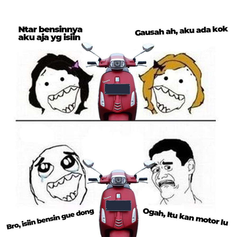 Meme Perbedaan Cowok Dan Cewek Ini Gak Bisa Dimungkiri