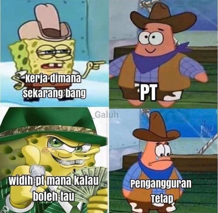 Meme Menganggur Ini Kocak Banget